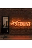 Twins Led Aydınlatma Hair STYLIST Yazılı Neon Tabela - 1