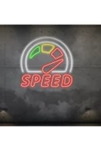 Twins Led Aydınlatma SPEED Yazılı ve Şekilli Neon Tabela - 1