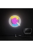 Twins Led Aydınlatma Candy SHOP Yazılı ve Şekilli Neon Tabela thumbnail 1