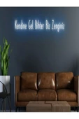 Twins Led Aydınlatma Kendine Gel Bihter Biz Zenginiz Yazılı Neon Tabela - 1