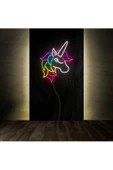 Twins Led Aydınlatma Unicorn Figürlü Neon Tabela thumbnail 1