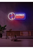 Twins Led Aydınlatma BARBER SHOP Yazılı ve Şekilli Neon Tabela - 1