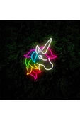 Twins Led Aydınlatma Unicorn Figürlü Neon Tabela thumbnail 2