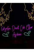 Twins Led Aydınlatma Güzelin Derdi Çok Olur Aşkooo Yazılı Neon Tabela thumbnail 1