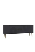 DemonteHome RETROL2DH TV SEHPASI ANTRASİT ALTIN - 4