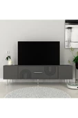 DemonteHome DEKOL2DH TV SEHPASI ANTRASİT GÜMÜŞ - 1