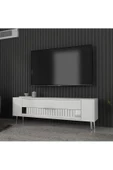 DemonteHome RETROLP4DH TV SEHPASI BEYAZ GÜMÜŞ - 2