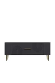 DemonteHome RETROL2DH TV SEHPASI ANTRASİT ALTIN - 3