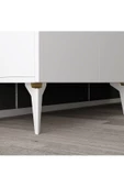 DemonteHome İRİSDH LAZER DESENLİ KONSOL BEYAZ ALTIN - 5