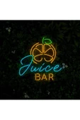 Twins Led Aydınlatma Juice BAR Yazılı ve Şekilli Neon Tabela thumbnail 3