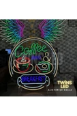 Twins Led Aydınlatma Coffee AND BREAKFAST Yazılı ve Şekilli Neon Tabela thumbnail 2