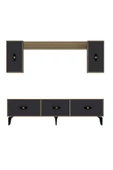 DemonteHome HİRADH 180 CM TV ÜNİTESİ TAKIMI SAFİRMEŞE ANTRASİT - 7