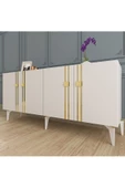 DemonteHome BAHARDH (KB150) KONSOL BEYAZ ALTIN - 1