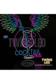 Twins Led Aydınlatma COCKTAIL bar Yazılı ve Şekilli Neon Tabela thumbnail 2