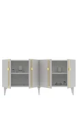 DemonteHome BAHARDH (KB150) KONSOL BEYAZ ALTIN - 6