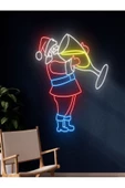 Twins Led Aydınlatma Noel Baba Figürlü Yılbaşı Temalı Neon Tabela thumbnail 1