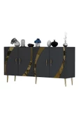 DemonteHome HOOKDH (KB150) KONSOL ANTRASİT ALTIN - 4
