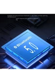 Aux Bluetooth 5.0 Araç Kiti Wireless Dönüştürücü Stereo Aux Çevirici Mikrofonlu Handsfree - 4