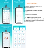 Akıllı Telefon IR Kumanda Kopyalayıcı Adaptörü ios Android Klima TV Kamera Ses Sistemi Kumandası - 3