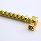Talas Metal Gold Altın Çizgili Kulp 192 mm Mobilya Çekmece Mutfak Dolabı Dolap Kulpları Kulb 19.2 cm thumbnail 2