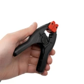 2 ADET Yaylı Kıskaç Mandal Pro El Tip İşkence Mengene Siyah Klips Hobi 30 mm - 3