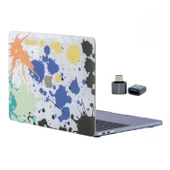 Macbook Air M1 Kılıf 13 inç Paint03 (TouchID'li M1 Air) A2337 A2179 A1932 ile Uyumlu thumbnail 2