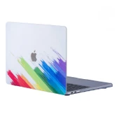 MacBook Air 13 Kılıf İnce Sert Kapak Renkli Desen Darbe Çizilme Koruma – A1369 A1466 Uyumlu thumbnail 1