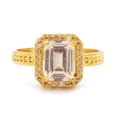 Çelik Baget Yüzük Altın Kaplama YZK-455 thumbnail 3