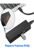 2 in 1 Type-C M.2 NGFF NVME USB 3.0 10G SSD Kutusu ve Çoklayıcı Çevirici Hub - 3