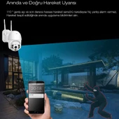 Gigoo PTZ Dış Mekan Hareketli IP Kamera 1080P - 12