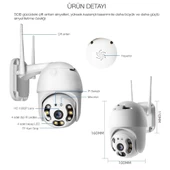 Gigoo PTZ Dış Mekan Hareketli IP Kamera 1080P - 10