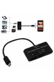 Anunnaki Micro Usb 3 In 1 Sd Tf Kart Okuyucu Otg Veri Aktarıcı - 1