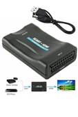 Scart To HDMI Dönüştürücü Çevirici Adaptör Av Video Scart to HDMI - 1