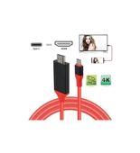 AN2260 Type-c to Hdmi IOS Android Tablet Pc Telefon Tv Usb-C 4K HDMI Görüntü ve Ses Aktarım Kablosu - 6