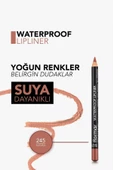 Suya Dayanıklı Dudak Kalemi (DOĞAL KOYU KAHVE) - Waterproof Lipliner - -245 Natural - 8690604567607 - 5