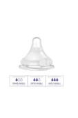 Lansinoh Naturalwave Orta Akış Biberon Emziği - 2