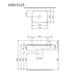 BOCCHİ Scala Tezgahaltı Lavabo 55 cm Mat Beyaz 1006-002-0125 - 2