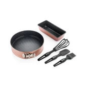 Schafer Ariana Kek Kalıbı+Pasta Seti 5 Parça-Rosegold - 2