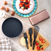 Schafer Ariana Kek Kalıbı+Pasta Seti 5 Parça-Rosegold - 1