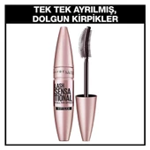 Maybelline Lash Sensational Yelpaze Etkili Maskara Siyah - 2
