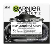 Garnier Saf ve Temiz Aha Bha Kömür Nemlendirici Krem 50ml - 1