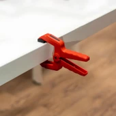 4 ADET Yaylı Kıskaç Mandal El Tip İşkence Mengene Kırmızı Klips Hobi 25 mm 1 inç - 6