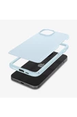 iPhone 15 Kılıf Thin Fit Mute Blue - ACS06781 - 5