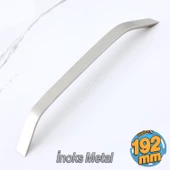 Şahin Metal İnox Kulp 192 mm Mobilya Çekmece Mutfak Dolabı Dolap Kapak Kulpları Kulb Kulpu 19.2 cm thumbnail 1