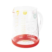 TANTİTONİ KIRMIZI BOROSİLİKAT CAM SÜRAHİ-ÖLÇÜ KABI 1L - 1