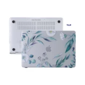 Macbook Air M1 Kılıf 13 inç Flower06NL (13.3" M1 Air) A2337 A2179 A1932 ile Uyumlu - 4