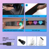Matrix Rgb Kayar Led Dijital Tabela Uygulama İle Telefondan Tasarlama 90CM - 6