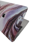 Macbook Air Kılıf 13 inç Mermer Glitter (Eski USB'li Model 2010-2017) A1369 A1466 ile Uyumlu thumbnail 3