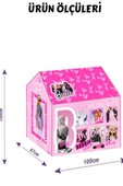 DZC KUZENLER AVM BARBİE KIZ Çocuk EV OYUN Çadırı kamp EVİ - 1