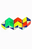 BAMTEBİ Renkli Yılan Kare Puzzle Eğitici Magic Küp Bükülebilen Şekillendirilen Yılan Zeka Küpü Yapboz Puzzle - 4